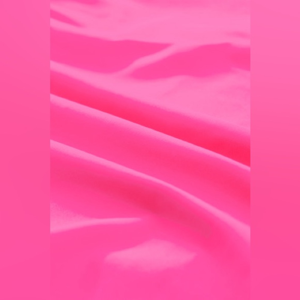 Bright Pink Frilly High Waist Petal Wrap Athletic/Swim Shorts NWT - Picture 6 of 8